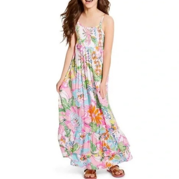 Lilly Pulitzer x Target Maxi Dress girls L 10/12 - Picture 12 of 12